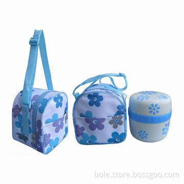 Lunch Cooler Bag with Nylon Webbing Handle, Can be Customized